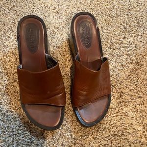 Ralph Lauren wedge slide used but lots of life left